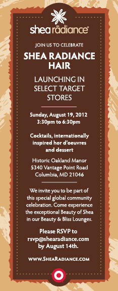 shea radiance invitation