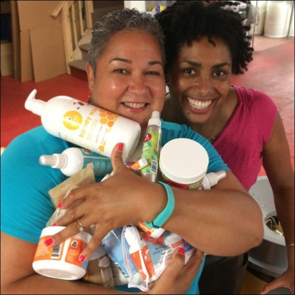 Donna Maria and Jamyla Bennu at Oyin Handmade